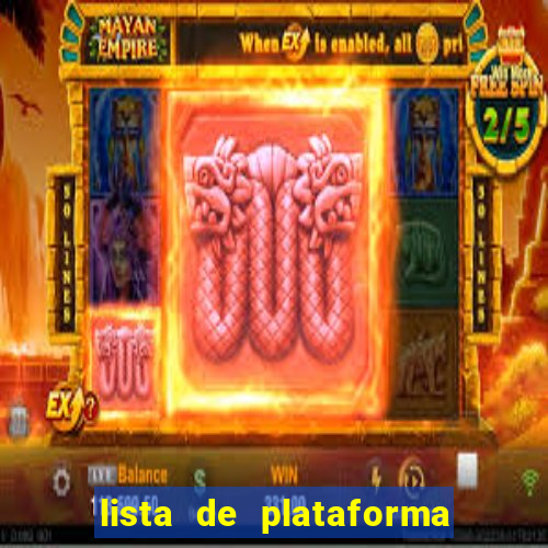 lista de plataforma de jogos